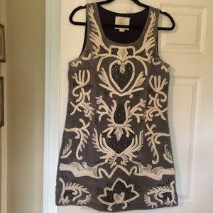 Maeve Embroidered and Beaded Dress